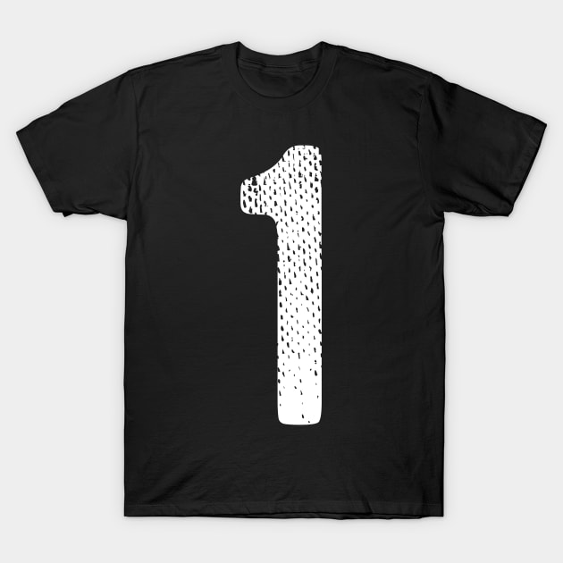 Number 1 - Team Sports - One - 1 - Hockey Lacrosse Baseball Rugby Basketball Cricket T-Shirt by winwinshirt